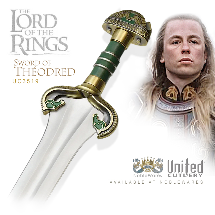 This authentically detailed sword replica is a reproduction of the actual filming prop sword 