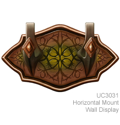 wall mount display plaque for Officially Licensed prop replica from the Hobbit UC3043 Elven Bow and Arrow of Tauriel by United Cutlery