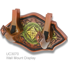 wall mount display plaque for UC3070 Short Bow and Arrow of Legolas Greenleaf prop replica licensed product from the Hobbit by United Cutlery