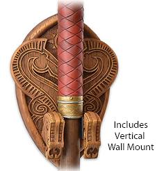 wall mount display plaque for Officially Licensed prop replica from lord of the rings UC3508 Spear of Eomer by United Cutlery