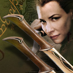 UC3044 Fighting Knives of Tauriel prop replica from The Hobbit licensed product by United Cutlery