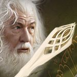 UC1386 Staff of Gandalf the White prop replica licensed product from the Lord of the Rings  by United Cutlery