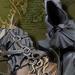 Lord of the Rings ringwraith on horse maquette by Gentle Giant 