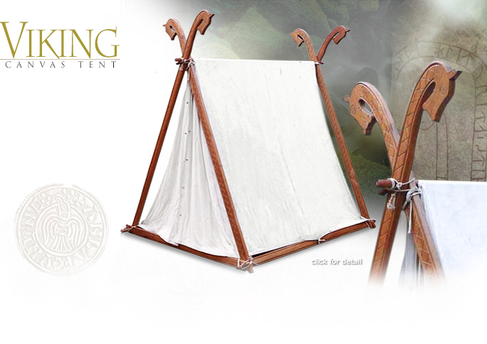 NobleWares Image of Viking Canvas Tent AH6413 by Deepeeka
