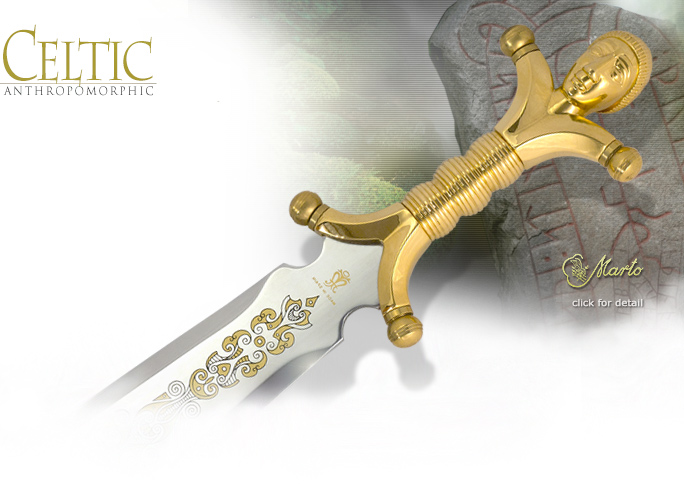 NobleWares Image of Celtic Anthropomorphic Dagger 705 by Marto