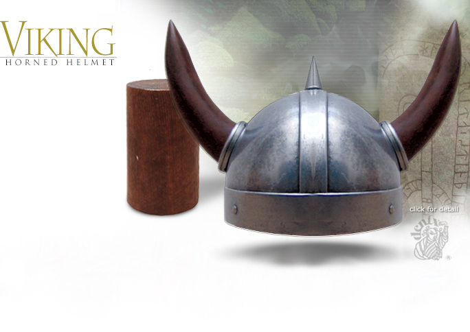 NobleWares Image of Horned Viking Helmet 254 by Denix of Spain