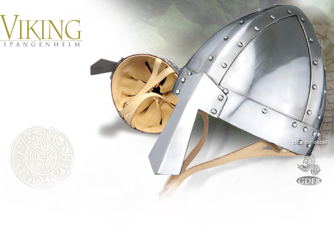 NobleWares Image of Viking Spangenhelm with Flared Nose-Guard AB0399, AB0400 by GDFB
