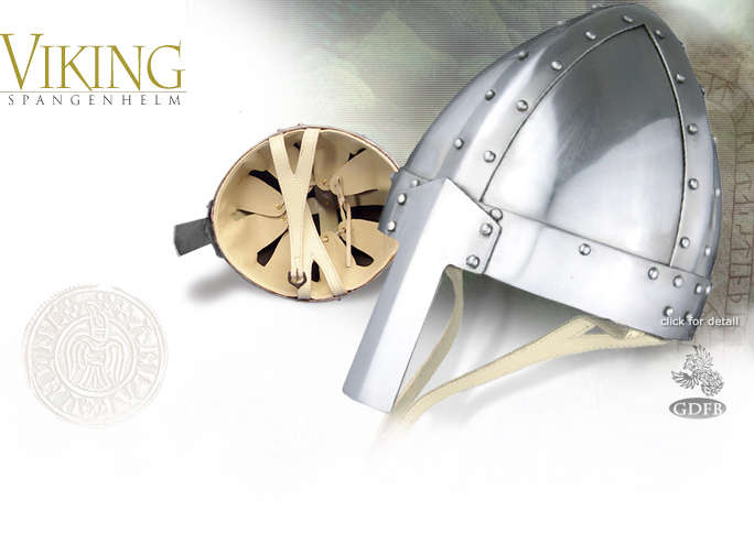 NobleWares Image of Viking Spangenhelm with Straight Nose-Guard AB0415, AB0416 by GDFB