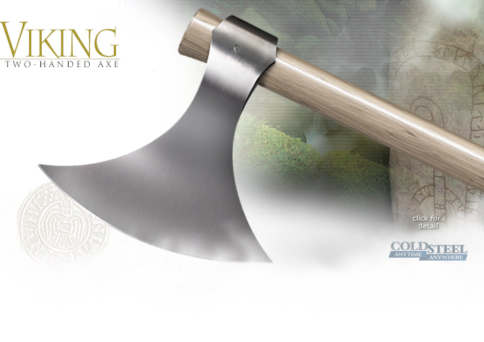 NobleWares Image of Viking Two-Handed Axe 89VA by Cold Steel