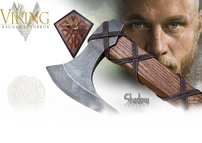 NobleWares Image of Officially Licensed Axe of Ragnar Lothbrok Standard Edition SH8000 by Shadow Cutlery
