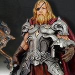 Viking Norse God Thor Resin Bust 8451 by Pacific Giftware