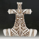 Thor's Hammer Wall Plaque 10869 by Pacific Giftware