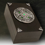 Celtic Wooden Box w/Hidden Latch NW2111