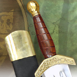 Viking Broad Dagger and Sheath AH3352 by Deepeeka