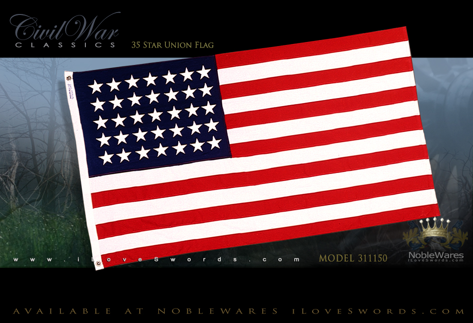 Civil War Flags NobleWares • iLoveSwords.com