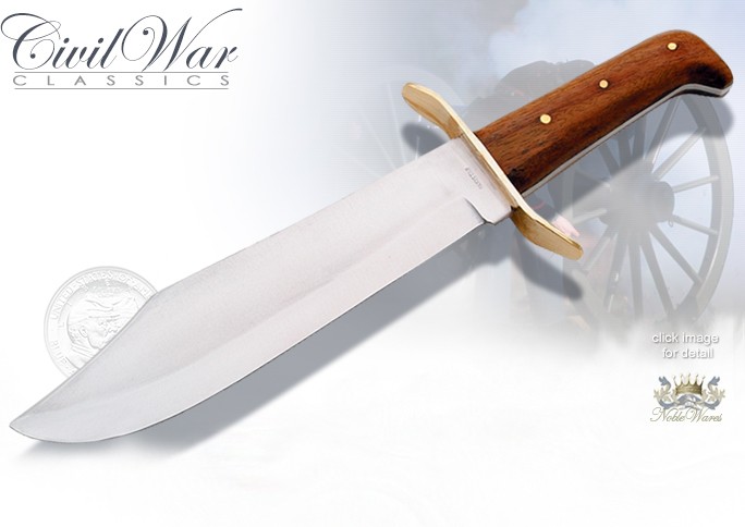 NobleWares Image of 15 inch Civil War Replica Carbon Steel Bowie Knife 202858-CS by SZCO