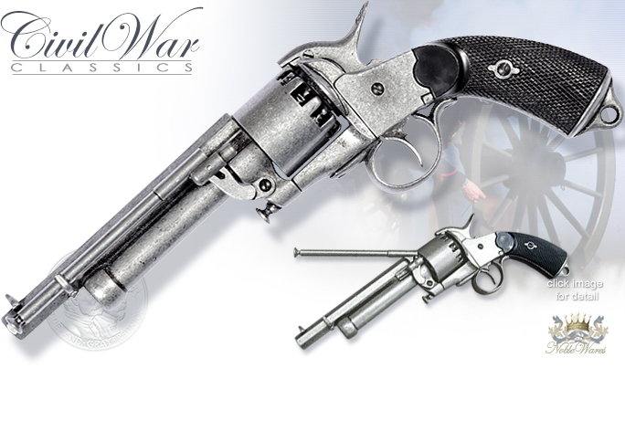 NobleWares Image of Denix Model 1070G Civil Confederate LeMat Revolver Non-Firing Replica
