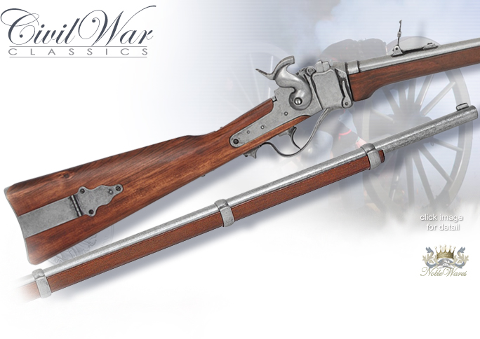 NobleWares Image of Denix 1141 Non-firing replica of 1859 Sharps Percussion Infantry Rifle