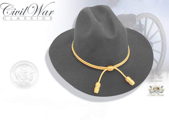 NobleWares Image of Confederate Cavalry Officer's Slouch Hat 10-08A
