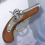 Non-Firing Civil War Replica Baby Philadelphia Derringer that killed Lincoln 1018G by Denix