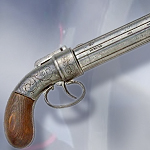 Non-firing replica Cogswell Pepperbox Revolver 47-8652 by Collector's Armoury