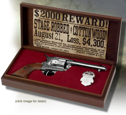 Wells Fargo & Company  single action revolver boxed set by Denix