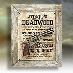 view info on Deadwood Pistol Framed set