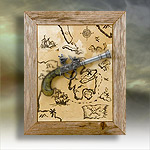 view info on Pirate Map Pistol Framed set