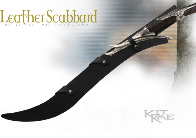 NobleWares Image of Kit Rae Mithrodin Leather Scabbard KR0047 by United Cutlery