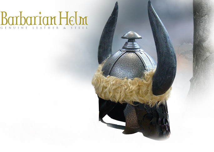 NobleWares Image of Barbarian Horned Helmet PSMP106 by Pacific Solution