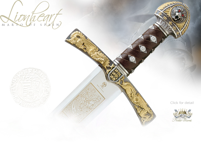 NobleWares Image of Sword of King Richard the Lionheart 753 by MARTO of Toledo Spain