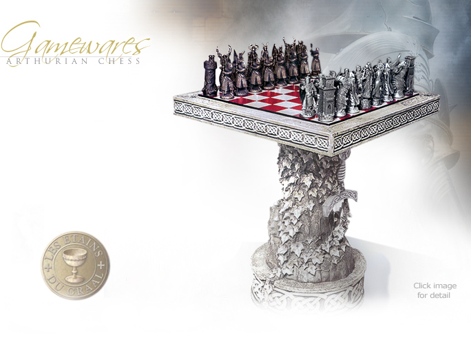 NobleWares Image of Les Etains du Graal Arthurian Chess Set MECEKIT