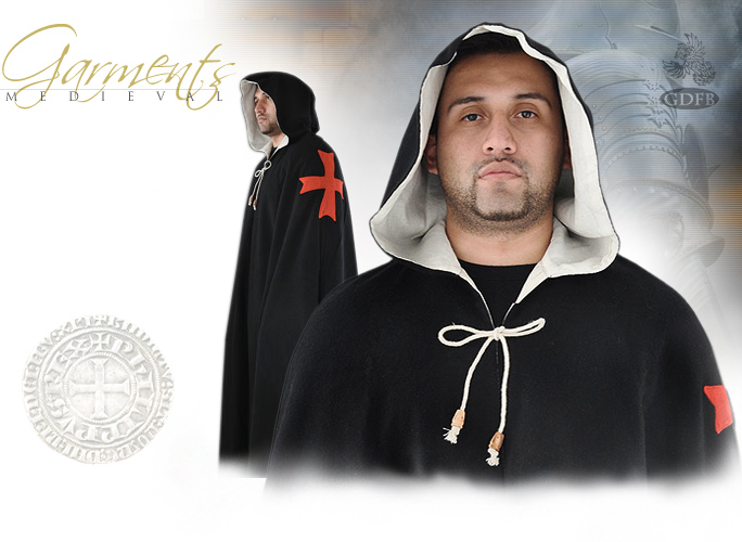 NobleWares Image of Templar Knights Cloak GB3108 by Get Dressed For Battle GDFB