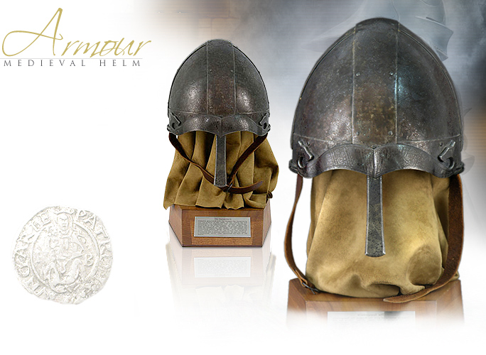 AH2191N Antiqued SpangenHelm by Hanwei