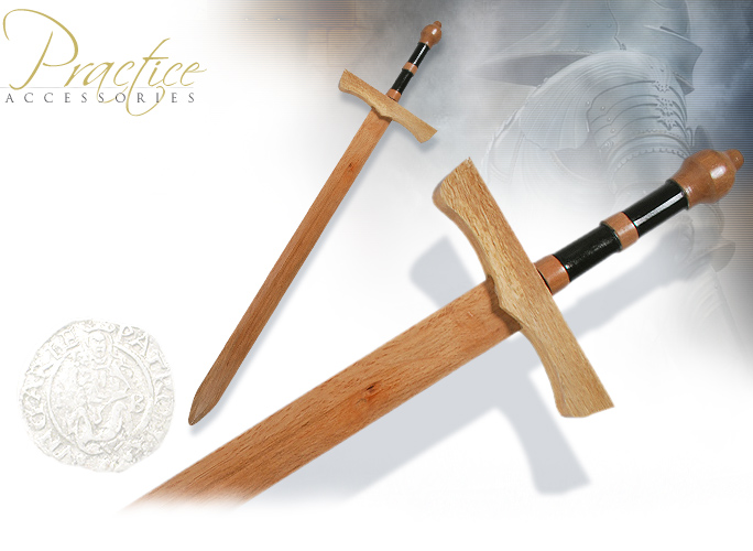 NobleWares Image of Medieval Wooden Practice Sword "Strider" M70062 Made in China