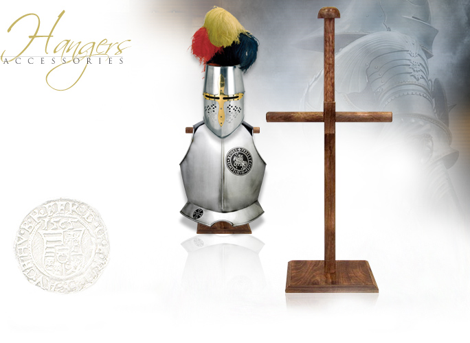 NobleWares Image of Wooden Helmet and Armour Stand NW80507