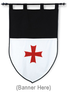 Order Of Templar Knights Banner MF 1527