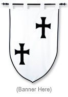 Order Of Teutonic Knights  Banner with Teutonic Emblem MF 1529