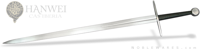 full view image of Paul Chen Tinker Pearce Bastard Sword (Sharp with fuller) SH2411 by CAS Hanwei