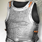 Functional Etched Breastplate Armour AH3887E by Deepeeka