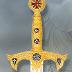 Knight's Templar Sword Gold Deluxe Edition 584 by MARTO of Toledo Spain