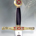 Decorative Excalibur Sword (gold finish) SG202 by Art Gladius of Spain
