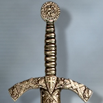 Decorative Templar Sword Brass Finish 4163L by Denix of Spain