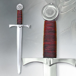 Blunt Combat Practical Medieval Dagger with Sheath AH6960F by Deepeeka