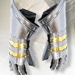 NW8082J functional Steel Gauntlet Pair with Brass Made in India