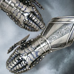 AA2101 Etched Decorative Gauntlets by Art Gladius