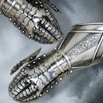 AA2102 Art Gladius  GAUNTLETS EMBOSSED