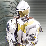 Knight in 2-Tone Armour MH1022 1/3 Scale Suit of Armour by Hanwei