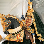 Green King Arthur Mounted Knight 919.7 by Marto of Spain