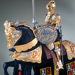El Cid Mounted Knight in Black 918.9 by Marto of Spain